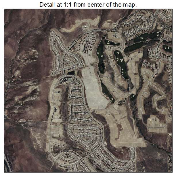 Verdi Mogul, Nevada aerial imagery detail