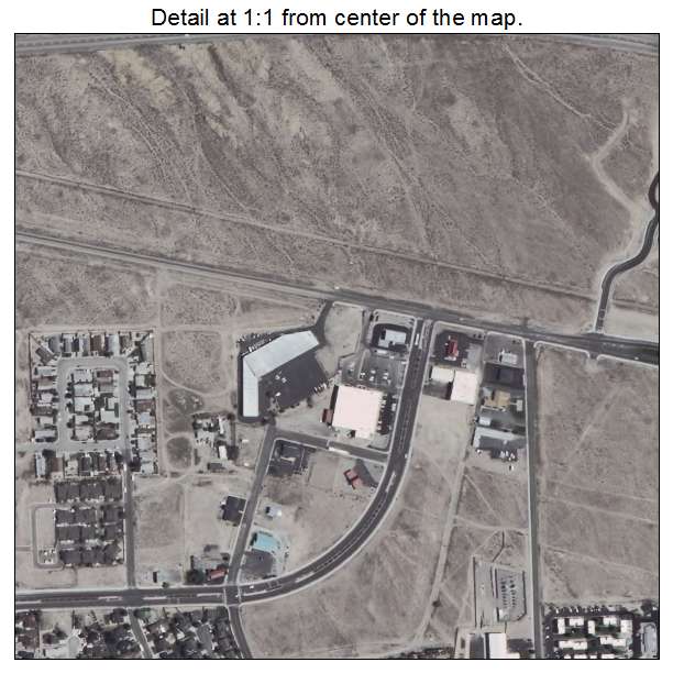 West Wendover, Nevada aerial imagery detail