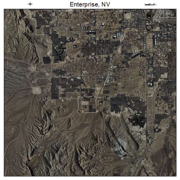 Enterprise, NV air photo map