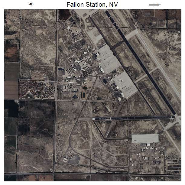 Fallon Station, NV air photo map
