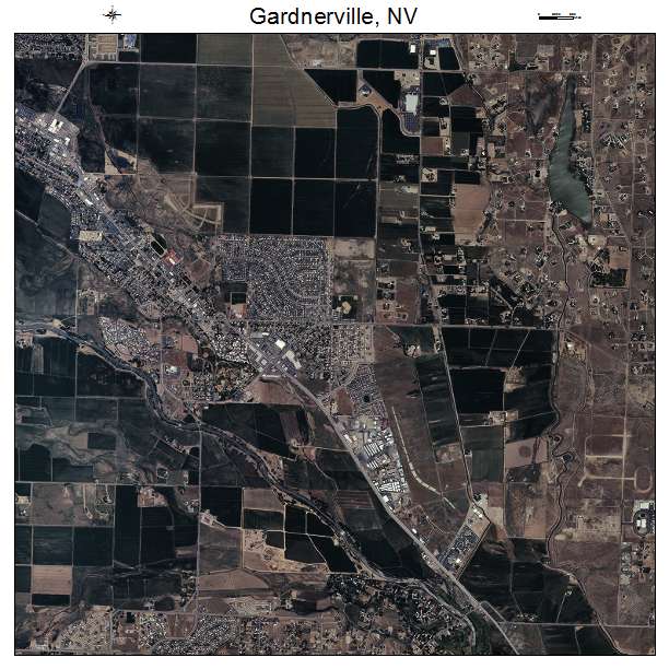 Gardnerville, NV air photo map