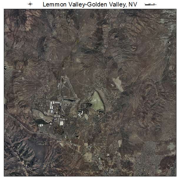 Lemmon Valley Golden Valley, NV air photo map