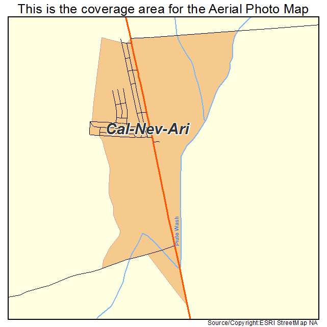 Cal Nev Ari, NV location map 