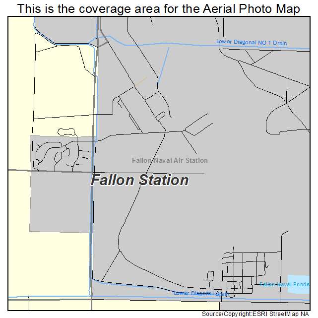 Fallon Station, NV location map 