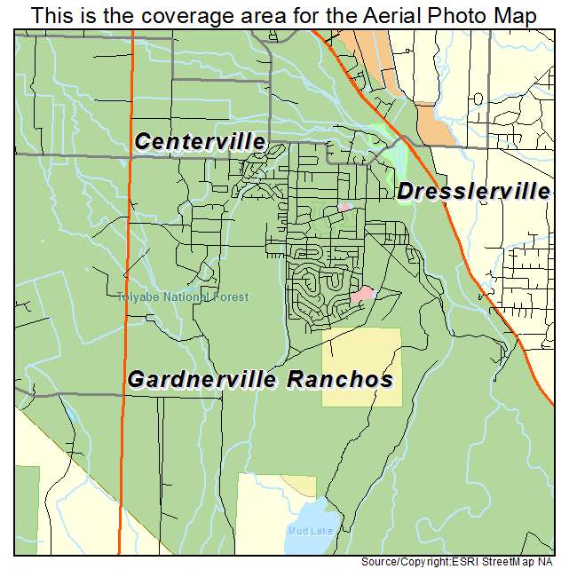 Gardnerville Ranchos, NV location map 