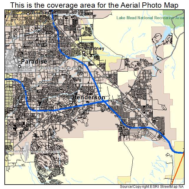 Henderson, NV location map 