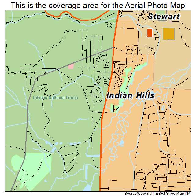 Indian Hills, NV location map 