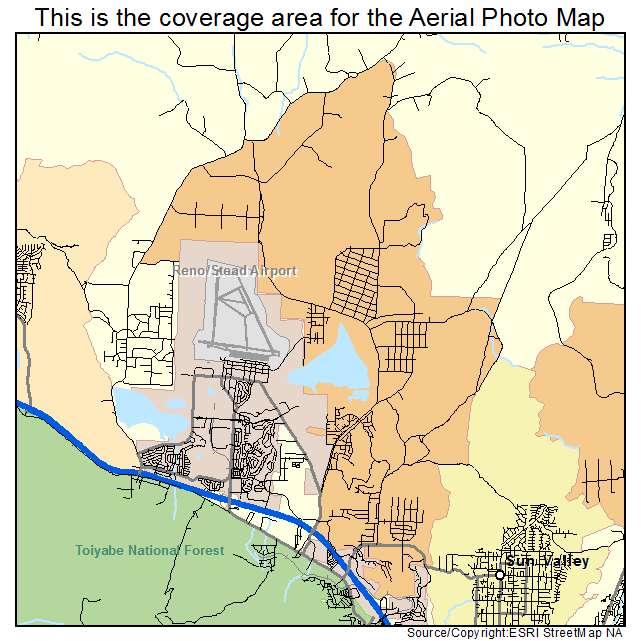 Lemmon Valley Golden Valley, NV location map 