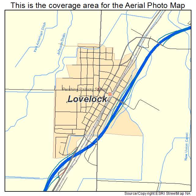 Lovelock, NV location map 