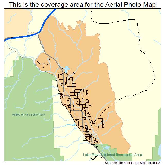 Moapa Valley, NV location map 