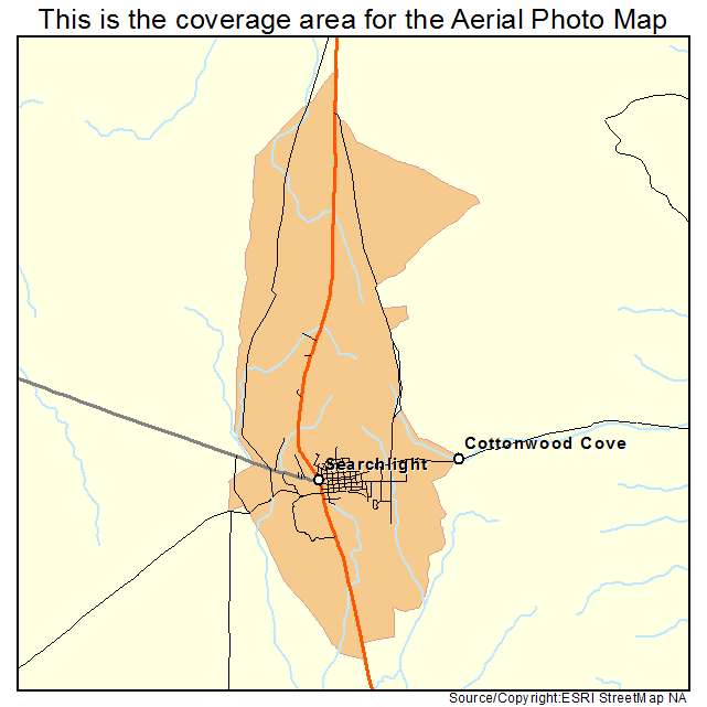 Searchlight, NV location map 