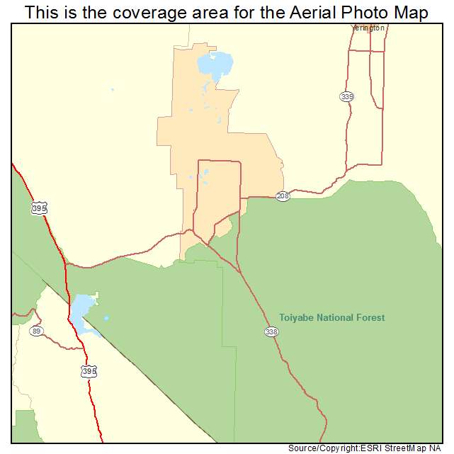 Smith Valley, NV location map 