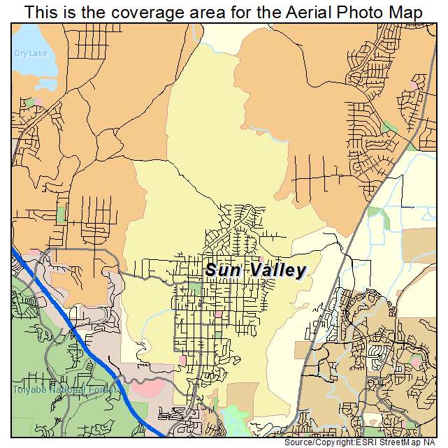 Sun Valley, NV location map 