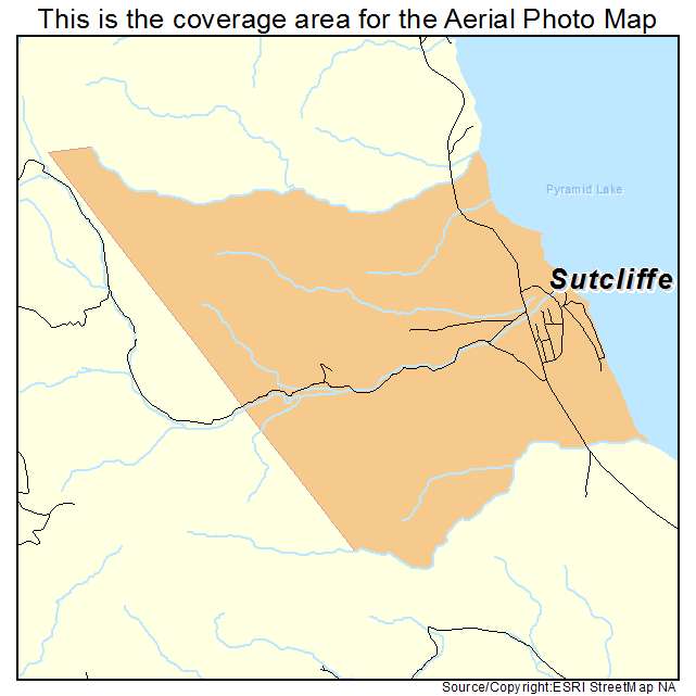 Sutcliffe, NV location map 