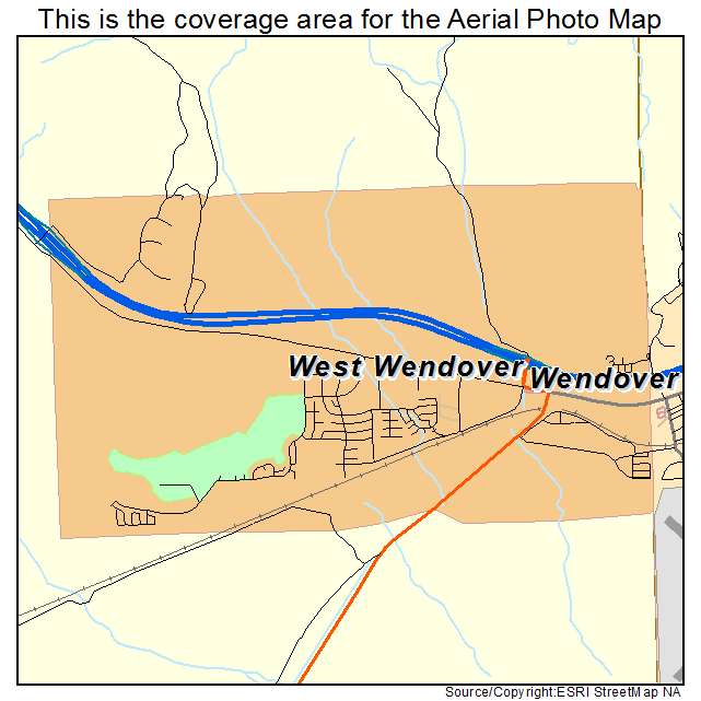 Aerial Photography Map Of West Wendover Nv Nevada