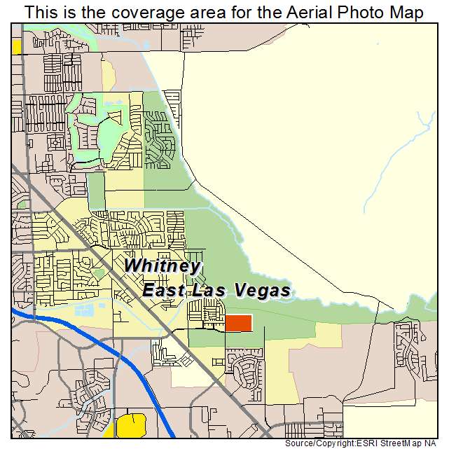 Whitney, NV location map 
