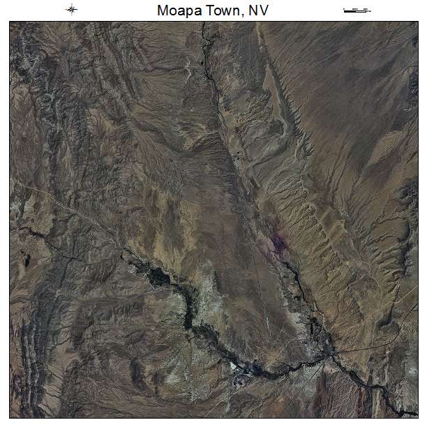 Moapa Town, NV air photo map