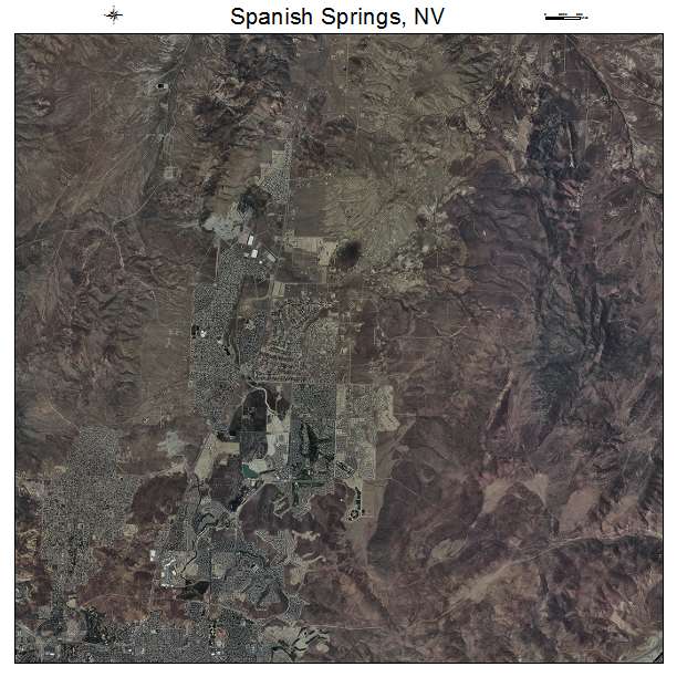 Spanish Springs, NV air photo map