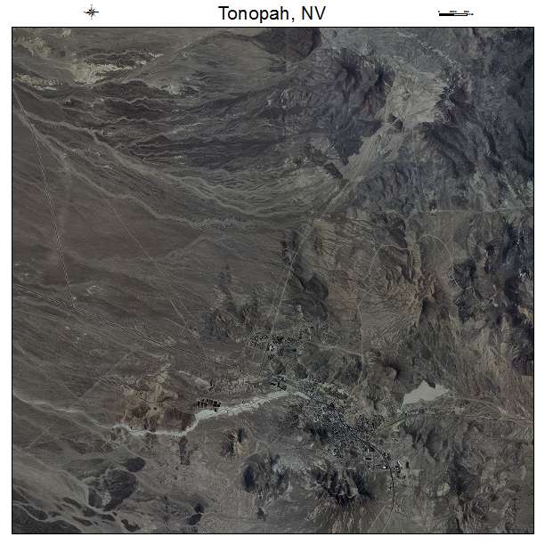 Tonopah, NV air photo map