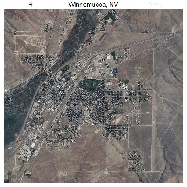 Winnemucca, NV air photo map