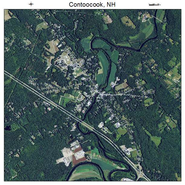 Contoocook, NH air photo map