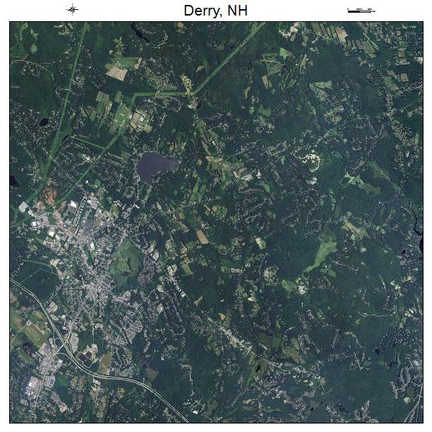 Derry, NH air photo map