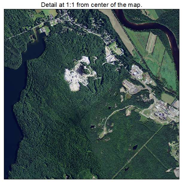 Concord, New Hampshire aerial imagery detail