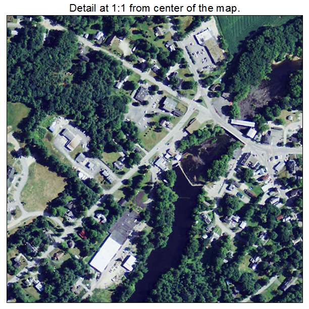 Contoocook, New Hampshire aerial imagery detail