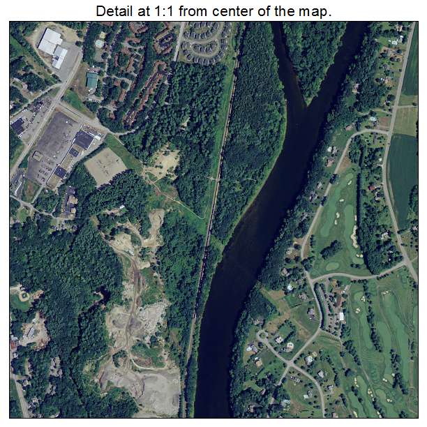 East Merrimack, New Hampshire aerial imagery detail