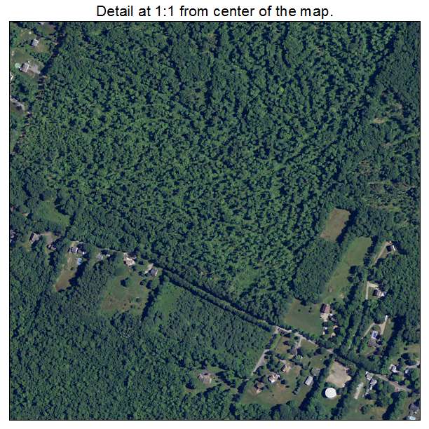 Farmington, New Hampshire aerial imagery detail