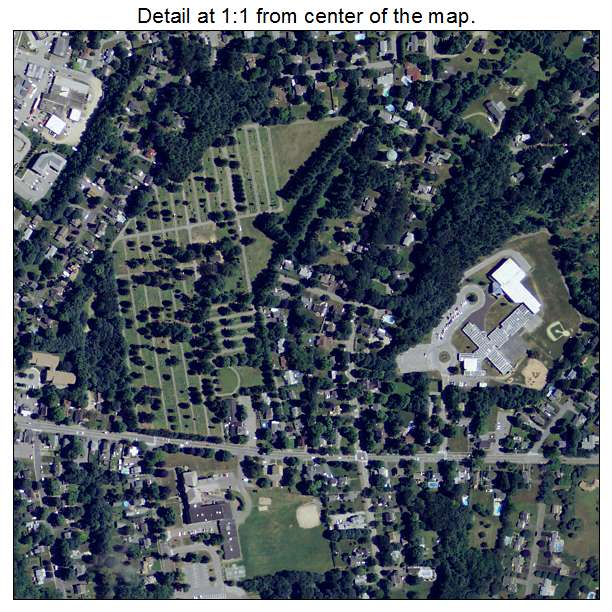 Hampton, New Hampshire aerial imagery detail