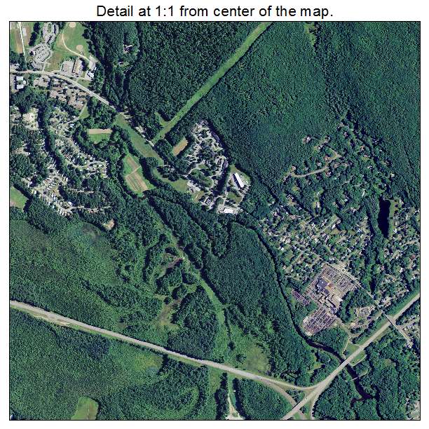 Keene, New Hampshire aerial imagery detail