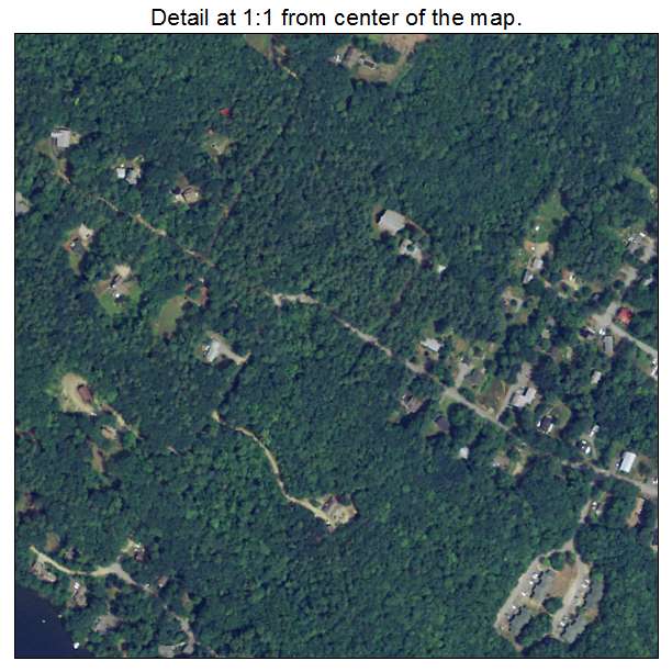 Meredith, New Hampshire aerial imagery detail