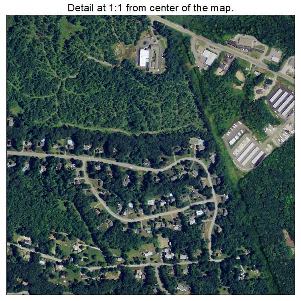 South Hooksett, New Hampshire aerial imagery detail