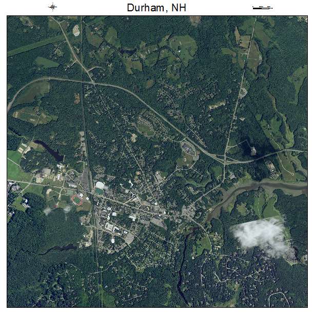 Durham, NH air photo map
