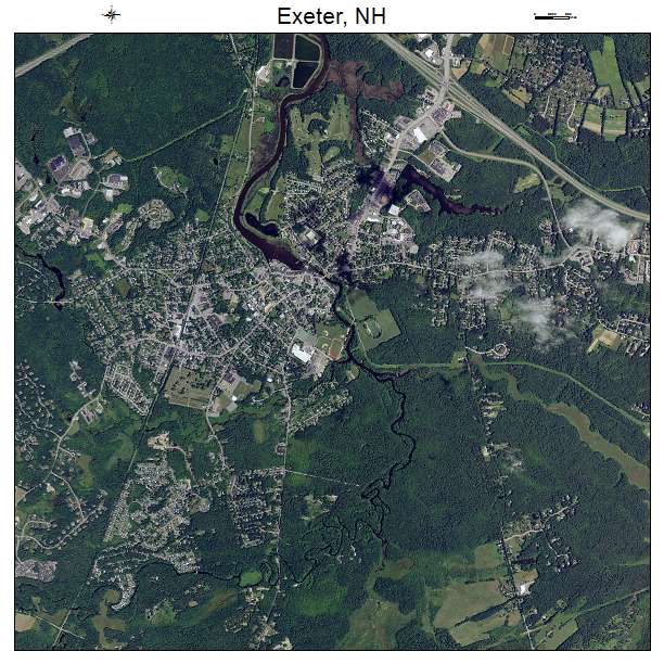 Exeter, NH air photo map