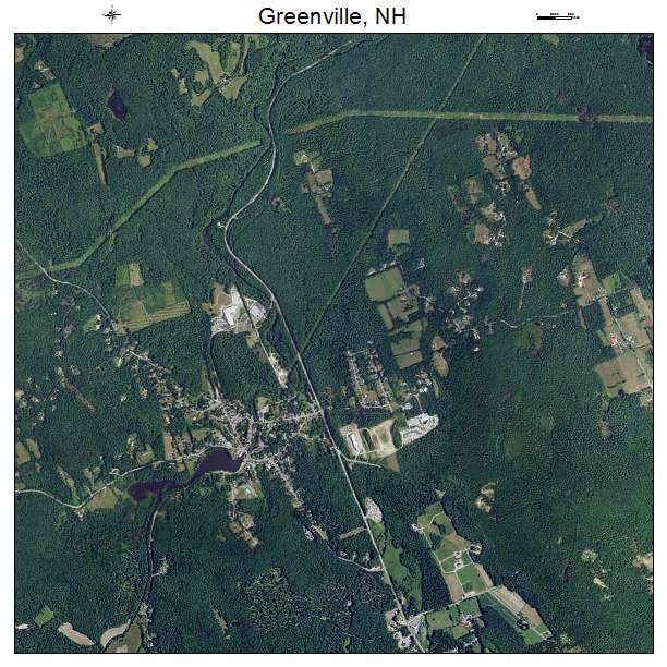 Greenville, NH air photo map