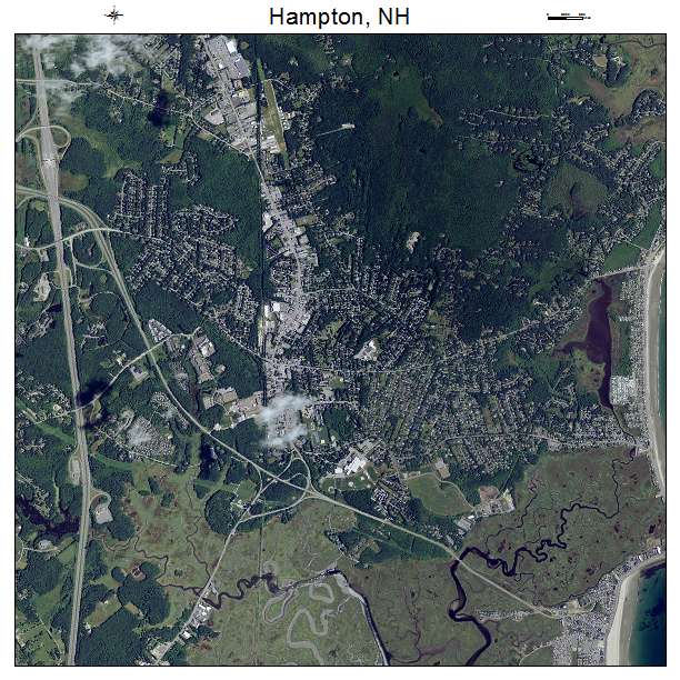 Hampton, NH air photo map