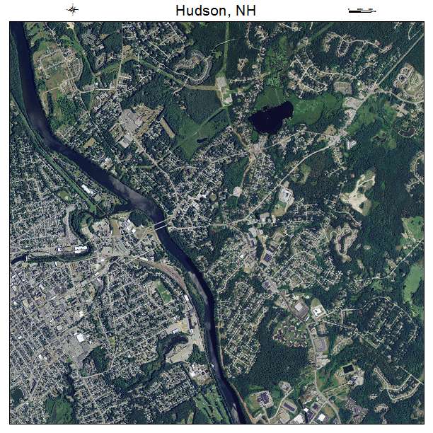 Hudson, NH air photo map