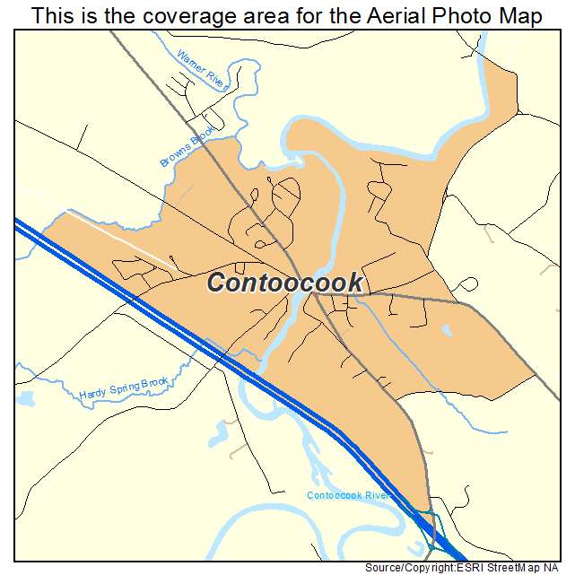 Contoocook, NH location map 