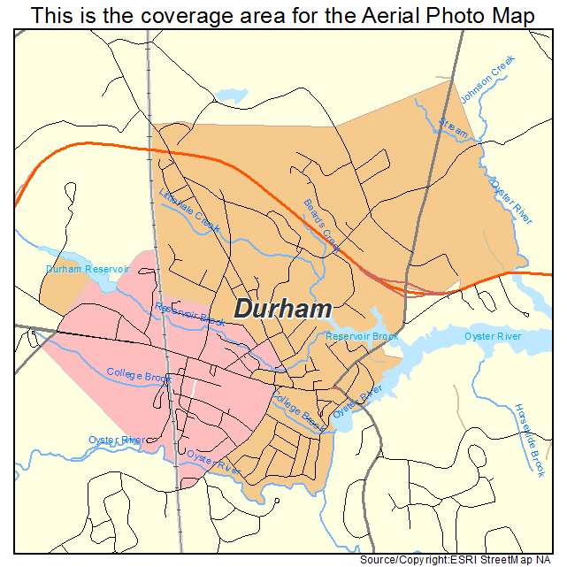 Durham, NH location map 