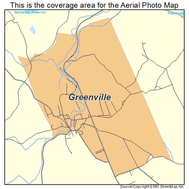 Greenville, NH location map 