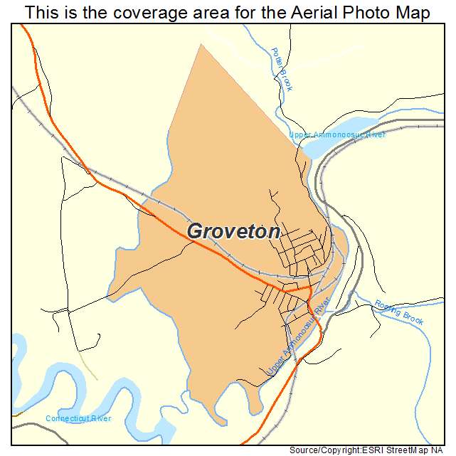 Groveton, NH location map 