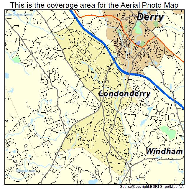 Londonderry, NH location map 