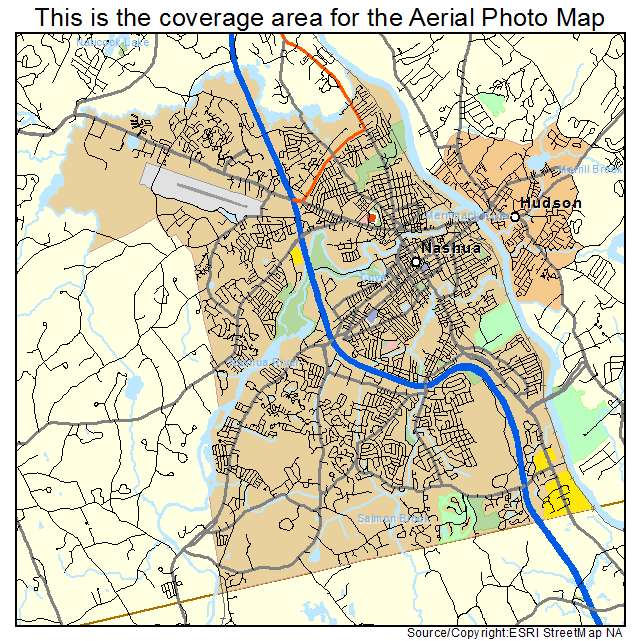 Nashua, NH location map 