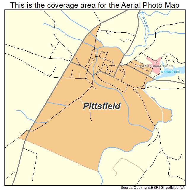 Pittsfield, NH location map 