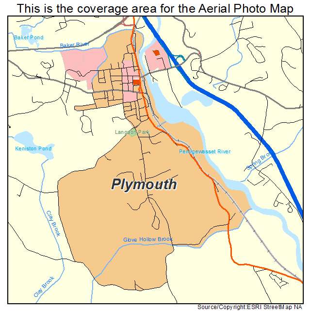 Plymouth, NH location map 