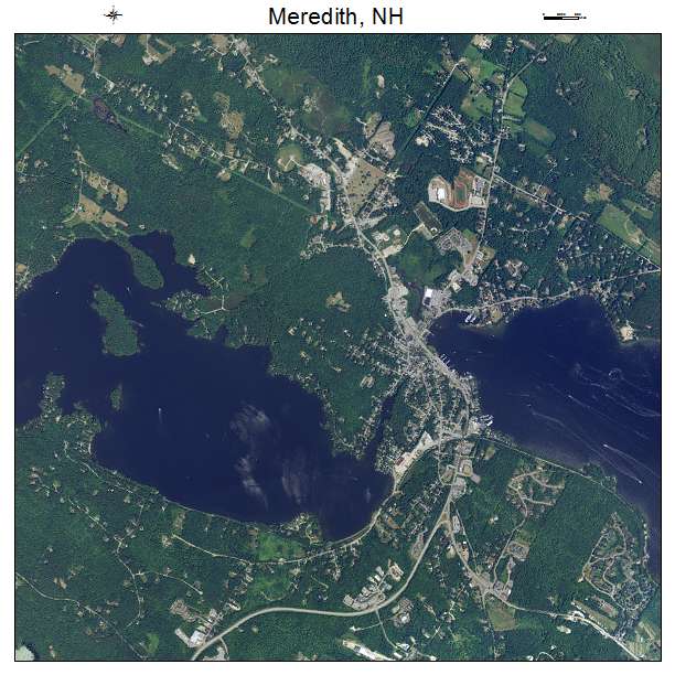 Meredith, NH air photo map