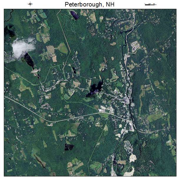 Peterborough, NH air photo map