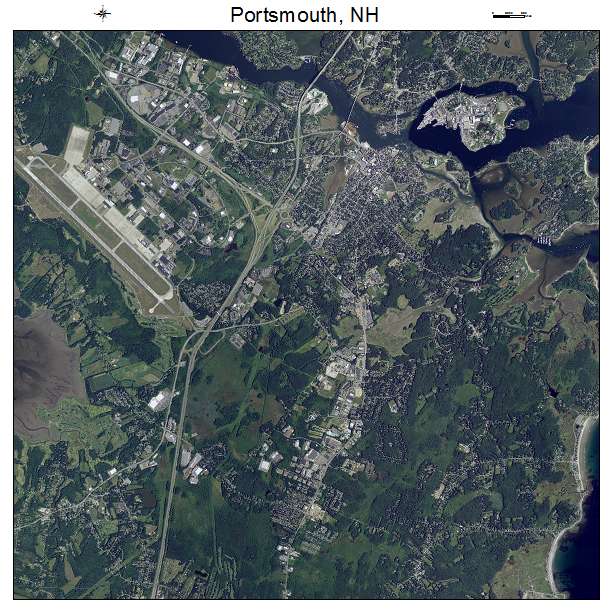 Portsmouth, NH air photo map